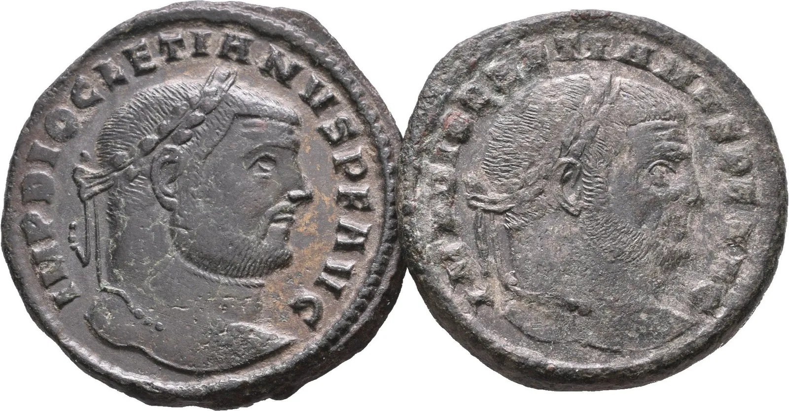 Follis, Siscia, 296, Rv: GENIO POPVLI ROMANI, stojící Genius zleva drží pateru — 1