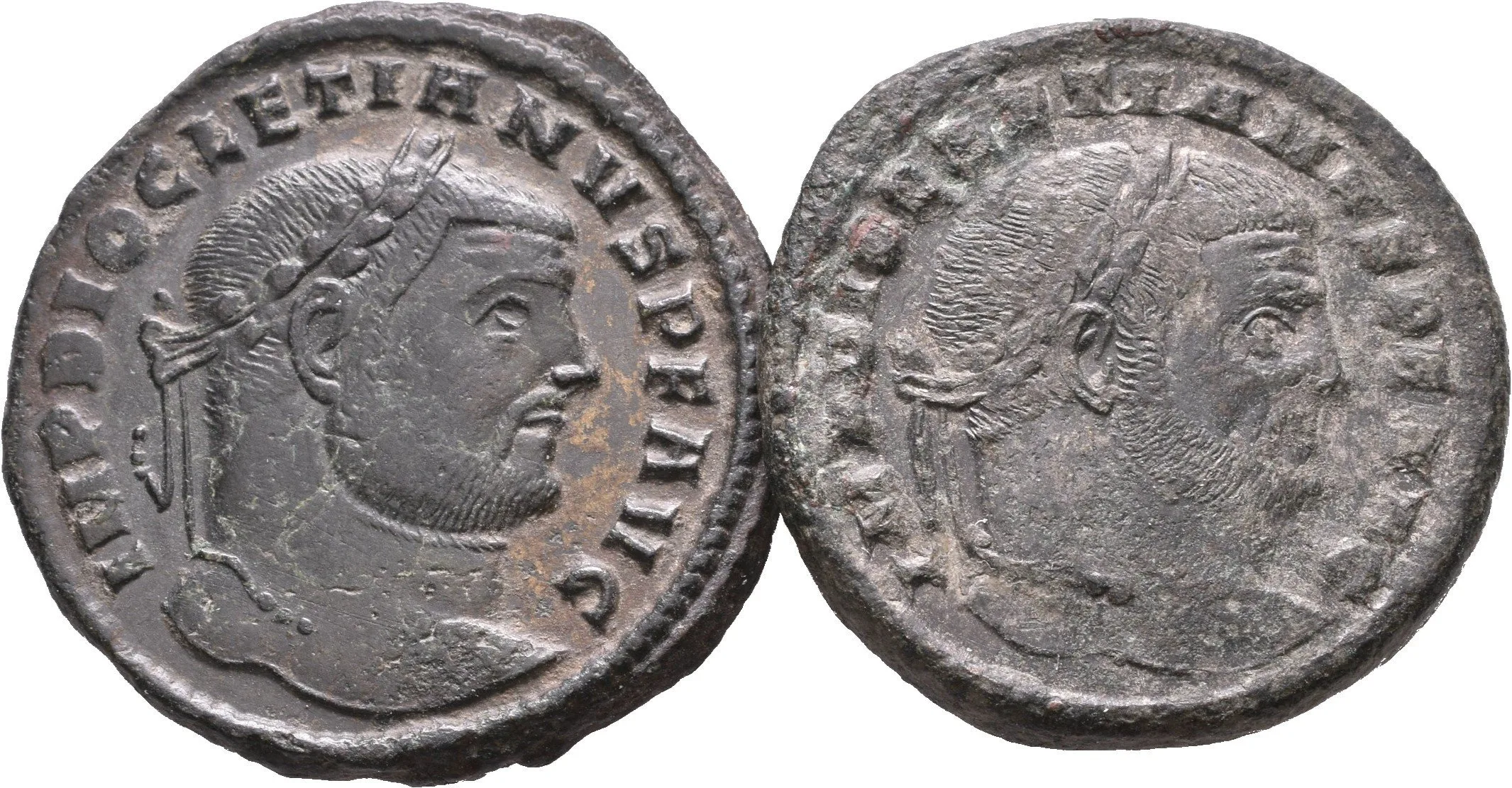 Follis, Siscia, 296, Rv: GENIO POPVLI ROMANI, stojící Genius zleva drží pateru — 1