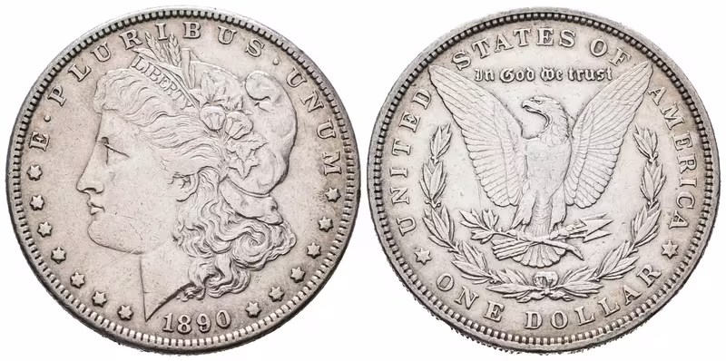 USA, 1 Dollar 1890