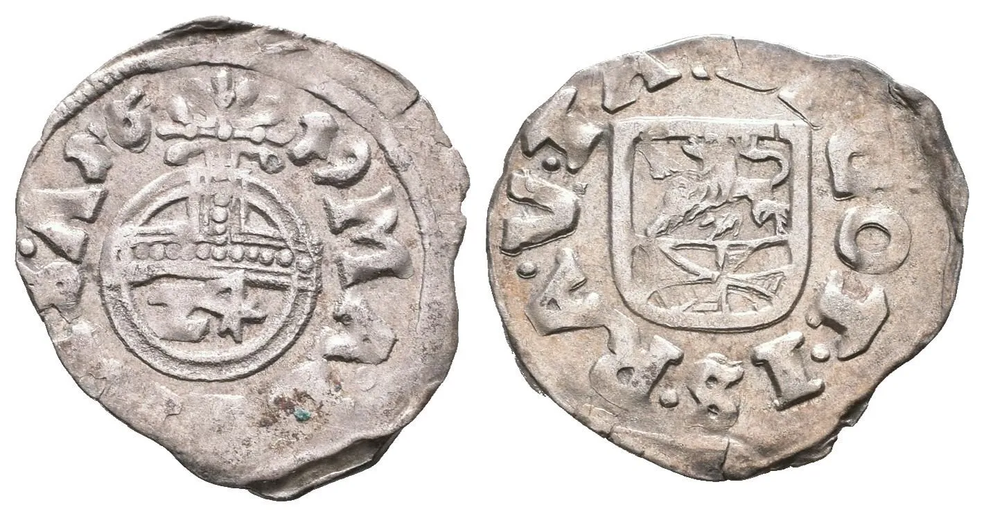 1/24 Taler (Groš) 1619, Welter 1218, nepravidelný střížek, patina — 1