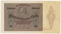 Německo, 5 Millionen Mark 1923, Ro.88