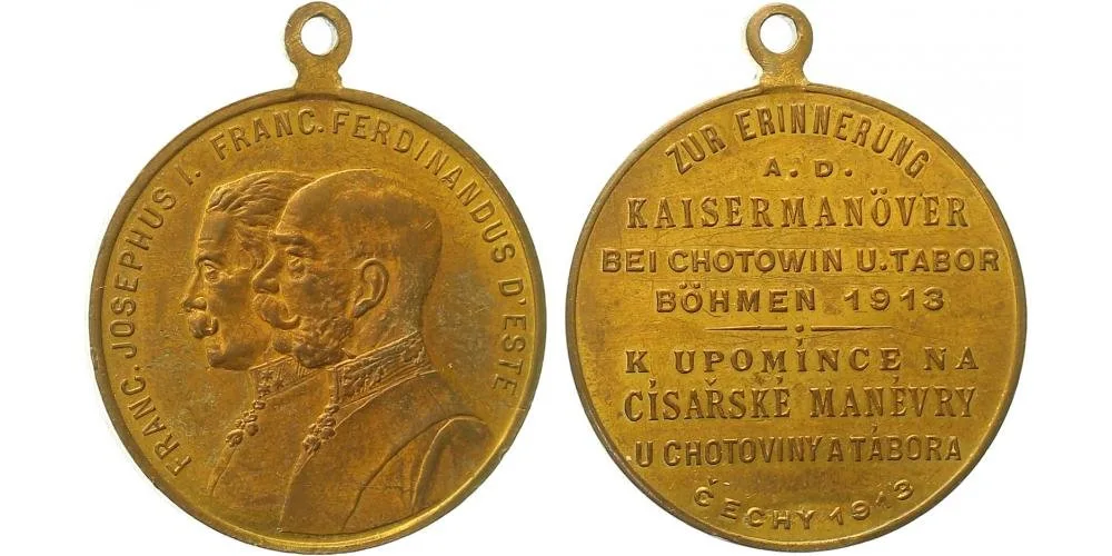 František Josef I., medaile vojenských manévrů — 1