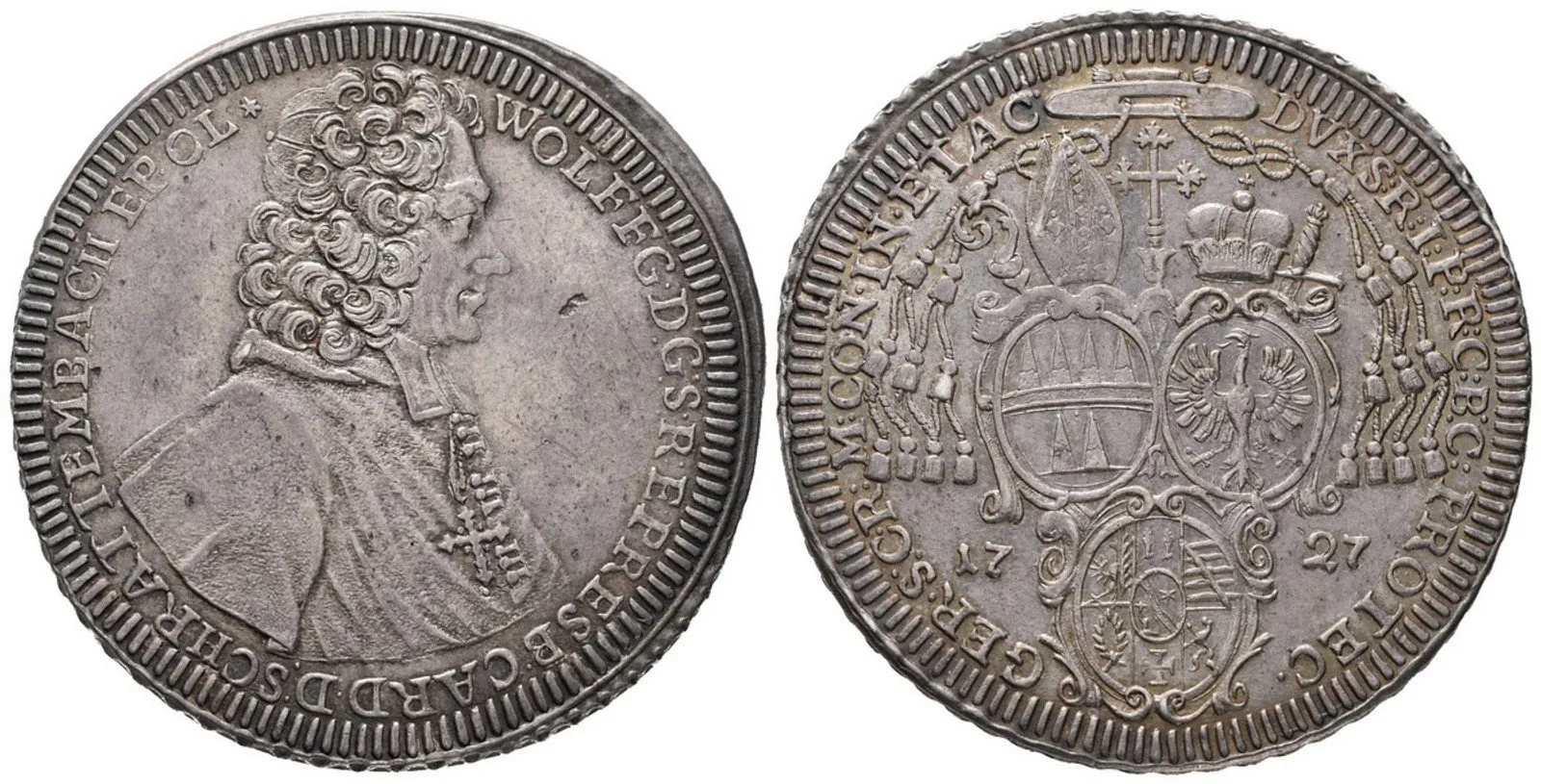 Olomouc - biskupství, Wolfgang von Schrattenbach, 1711 - 1738 — 1
