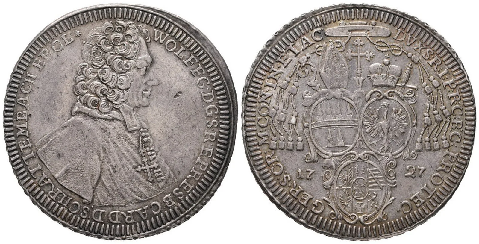 Olomouc - biskupství, Wolfgang von Schrattenbach, 1711 - 1738 — 1