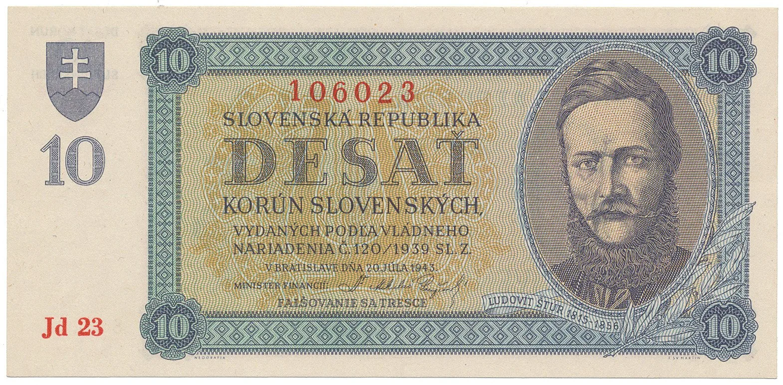 Slovenský stát, 1939 - 1945 — 1
