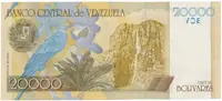 Venezuela, 20.000 Bolivares 2001, anulát - MUESTRA SIN VALOR, P.86as - fotografie 2