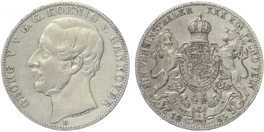 Hannover, Georg V., 1851 - 1866 — 1