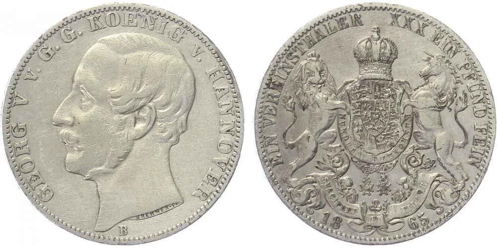 Hannover, Georg V., 1851 - 1866 — 1