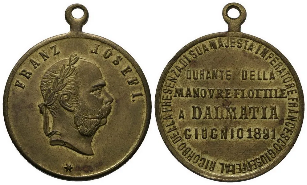František Josef I., medaile vojenských manévrů — 1