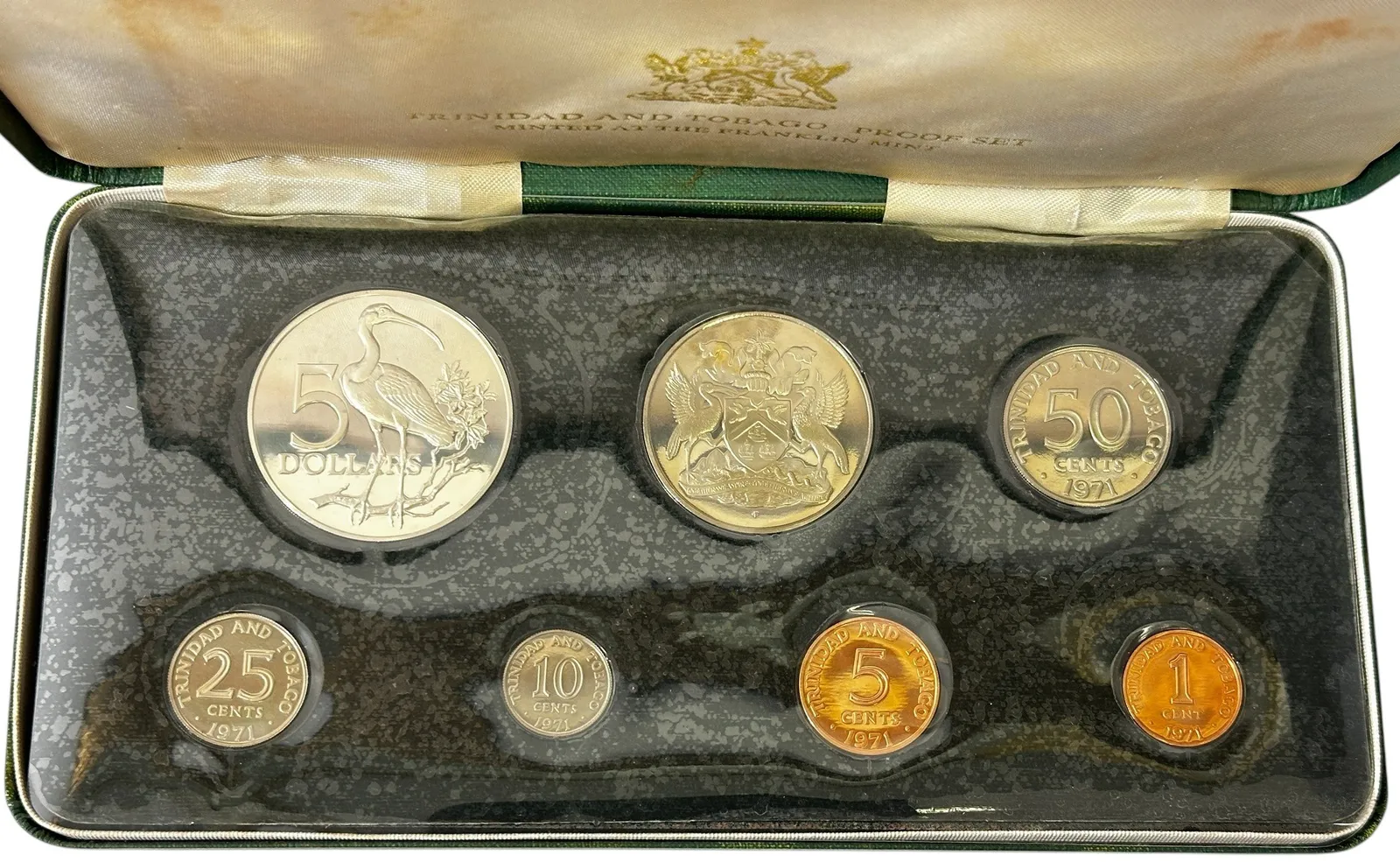 Trinidad, Sada oběžných a pamětních mincí 1971 - PROOF