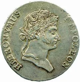 Westfalen, Hieronymus Napoleon, 1807 - 1813 — 1