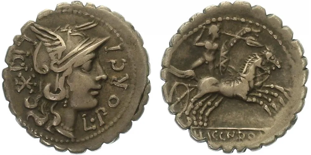 L. Licinius Crassus, Cn. Domitius Ahenobarbus, M. Aurelius Scaurus, L. Cosconius, — 1