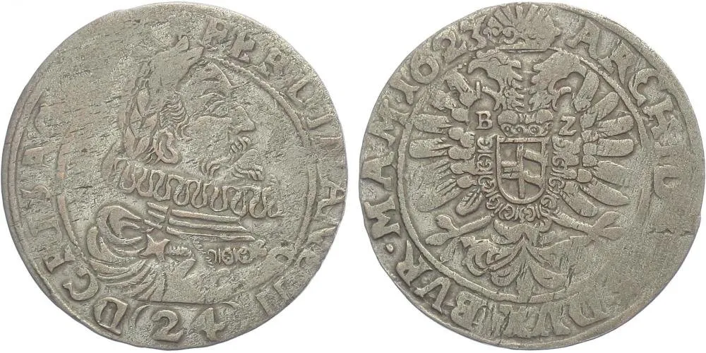 Ferdinand II., 1619 - 1637 (Mince kiprová) — 1