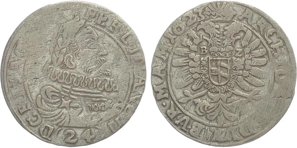 Ferdinand II., 1619 - 1637 (Mince kiprová) — 1