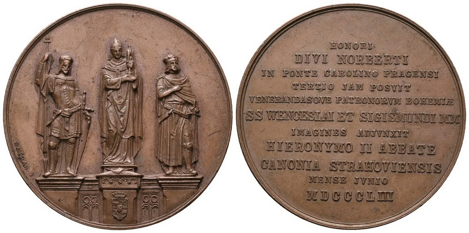 Praha - Strahovský klášter, Hyeronimus II. Joseph Zeidler — 1