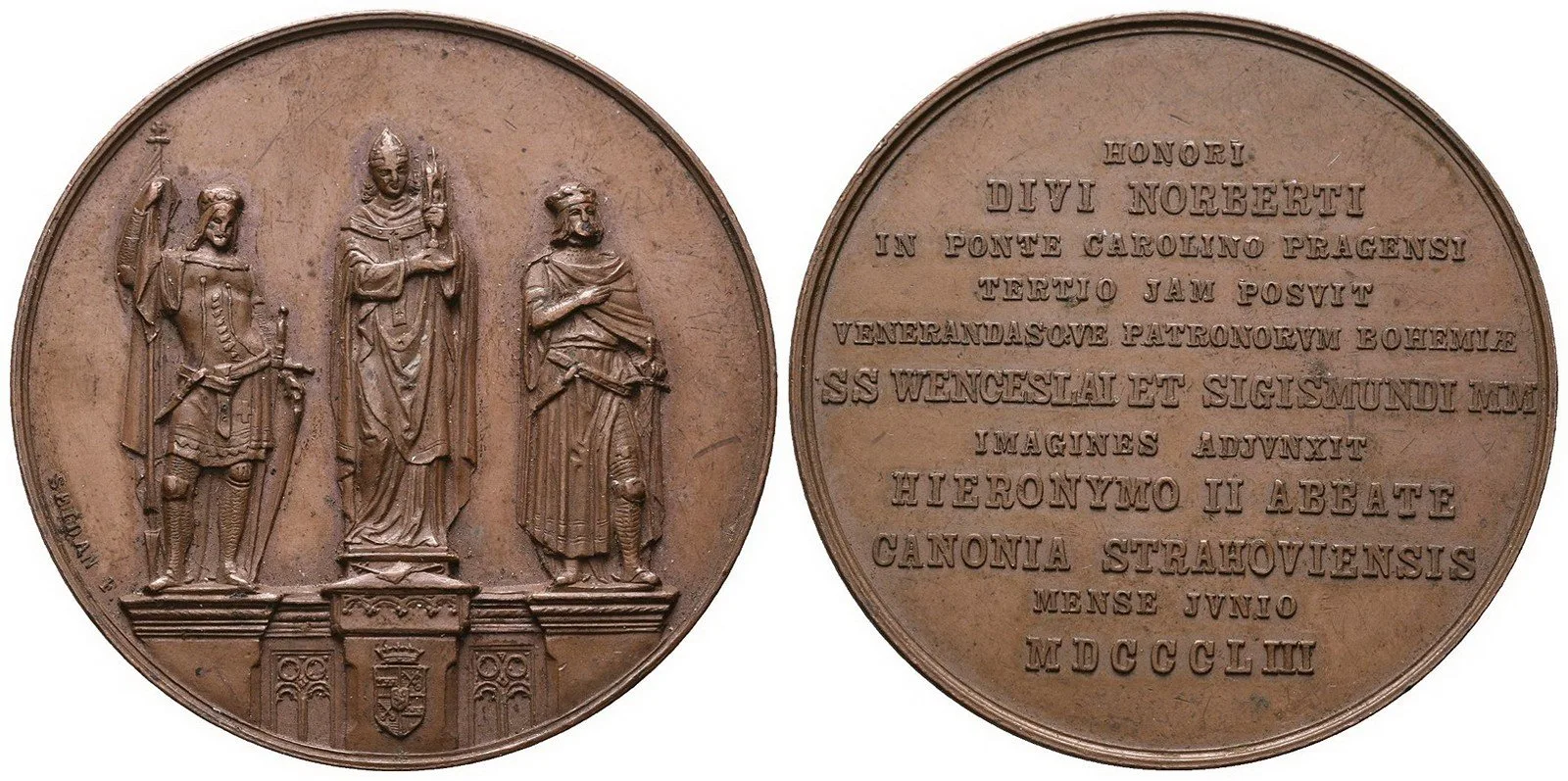 Praha - Strahovský klášter, Hyeronimus II. Joseph Zeidler — 1