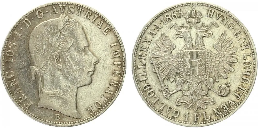 Rakouská a spolková měna, 1857 - 1892 — 1