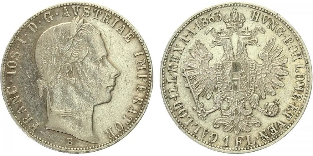Rakouská a spolková měna, 1857 - 1892 — 1