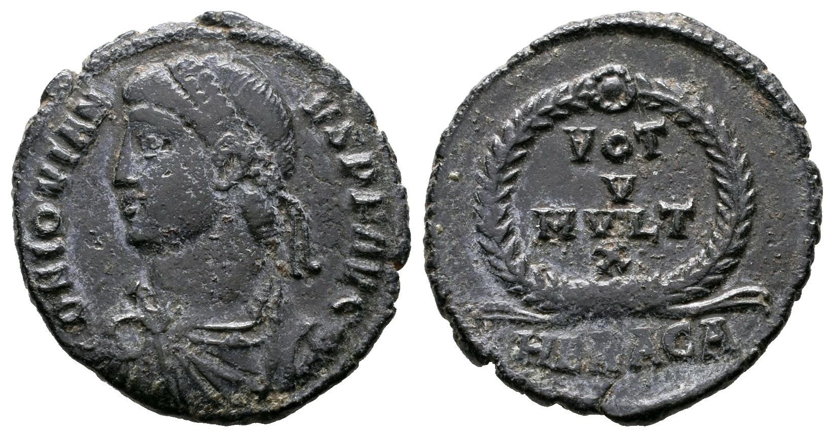 Jovanius, AE 3, Heraclea, RIC. 110