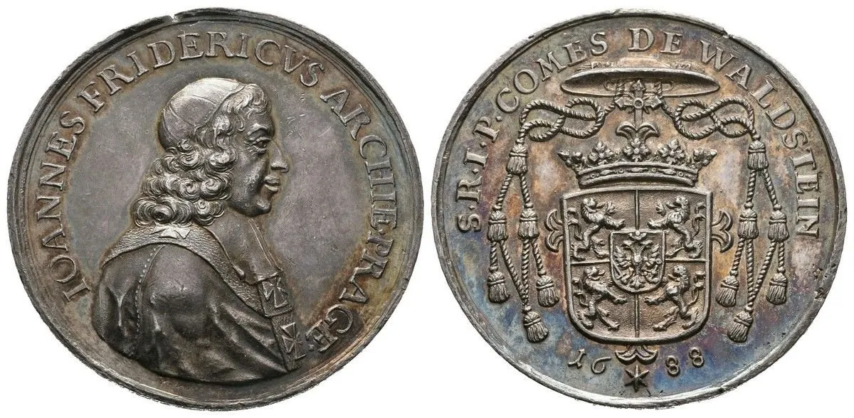 Praha - arcibiskupství, Johann Friedrich Graf von Waldstein, 1688 - 1694 — 1