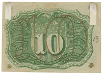 USA, 10 Cents 1863, P.102 - fotografie 2