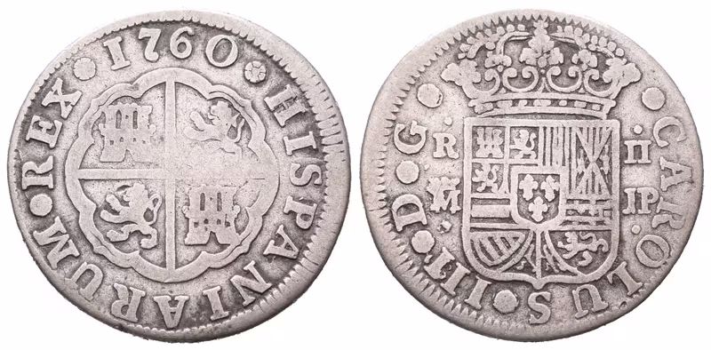 Španělsko, 2 Real 1760 JP