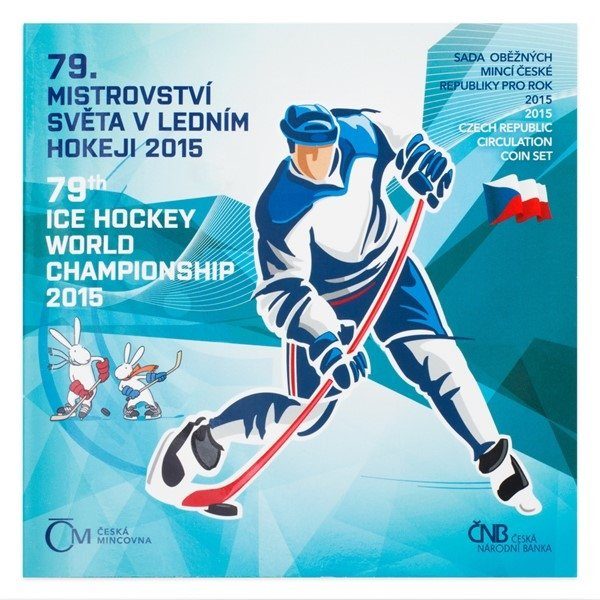 Ročníková sada mincí 2015 - 79. MS v ledním hokeji