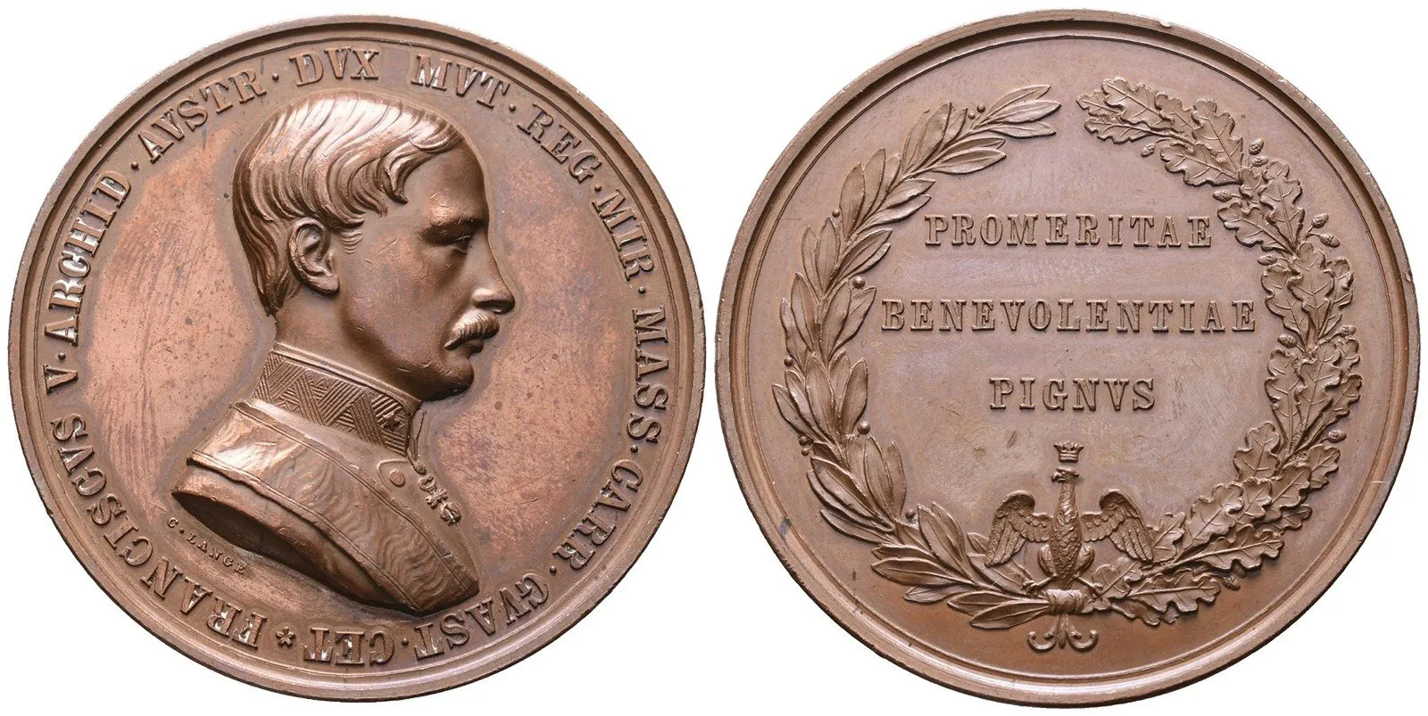 Arcivévoda František V. Modenský, 1846 - 1859 — 1