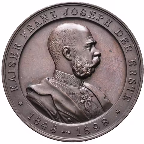 AE Medaile 1898 (J. Christlbauer) - Císařské jubilejní střelby v Innsbrucku