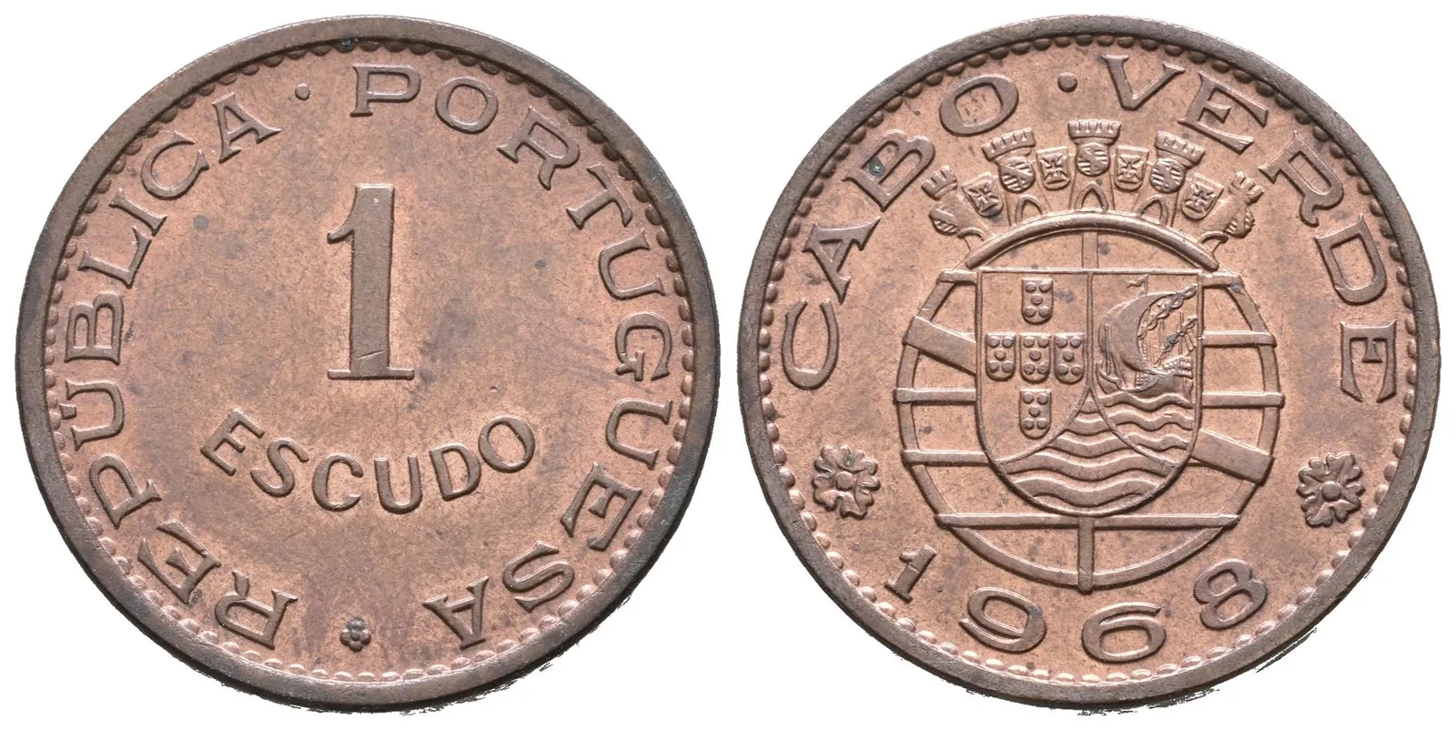 Kapverdské ostrovy, 1 Escudo 1968