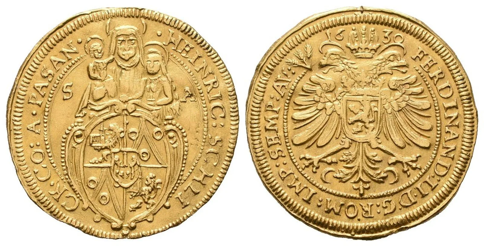 Šlik Jindřich, 1612 - 1650 — 1