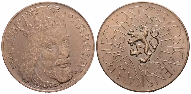 Harcuba Jiří - Návrh na 1 dukát Karla IV.