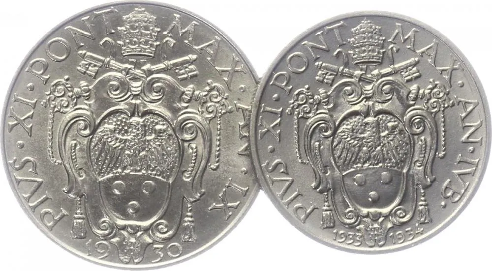 Vatikán, Pius XI., 1922 - 1939 — 1