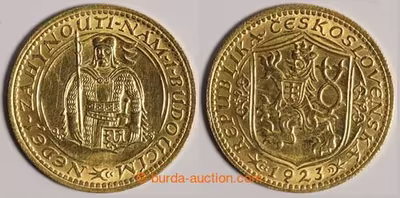 1923 ČSR I. / Dukát 1923 (raženo 61.861 ks), hmotnost 3.49gr.