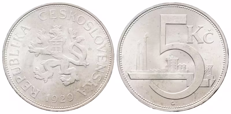 5 Koruna 1929