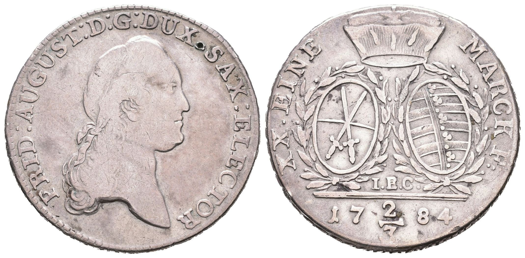 Sasko, 2/3 Tolar 1784