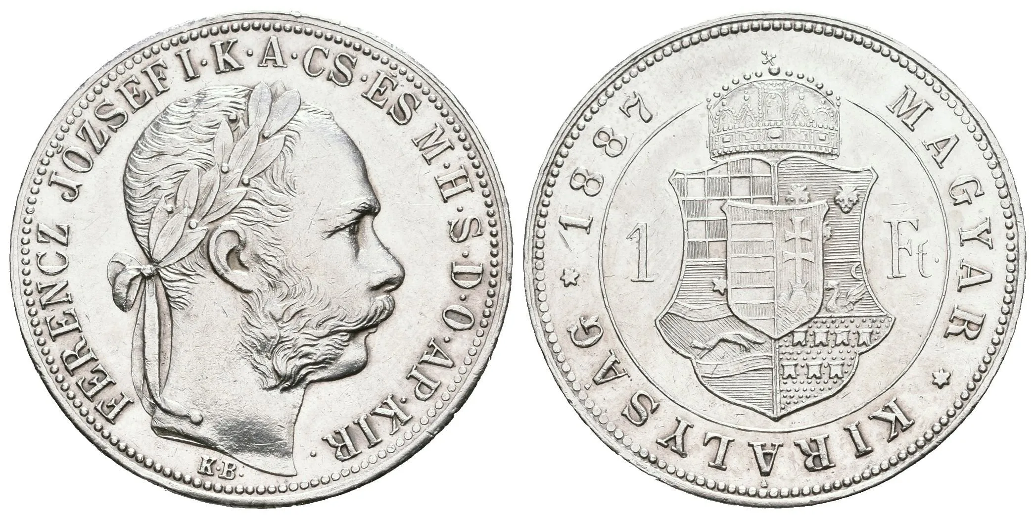 Zlatník 1887 KB, velmi pěkná zachovalost, lesk, rysky — 1