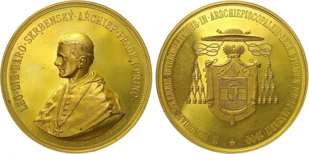 Praha - arcibiskupství, Lev kardinál Skrbenský, 1899 - 1917 — 1