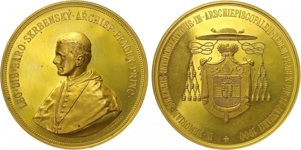 Praha - arcibiskupství, Lev kardinál Skrbenský, 1899 - 1917 — 1