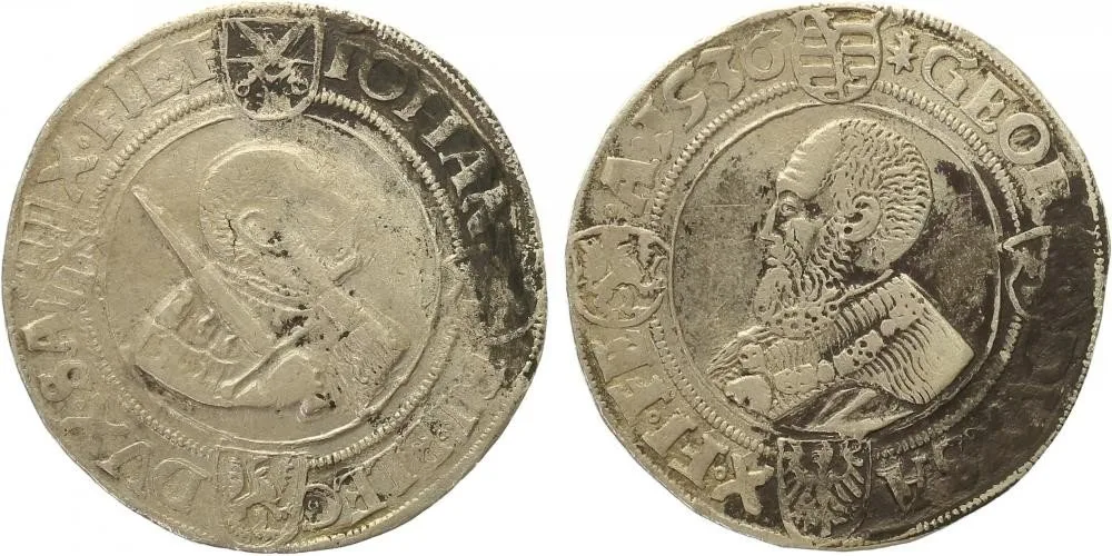 Sasko, Johann Friedrich a Georg, 1534 - 1539 — 1