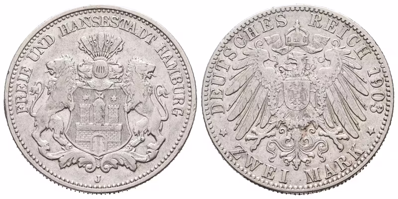 Hamburg, 2 Marka 1903