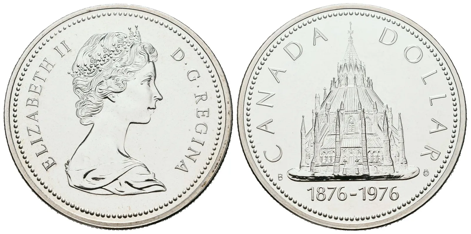 Kanada, Dollar 1976 - Parlamentní knihovna
