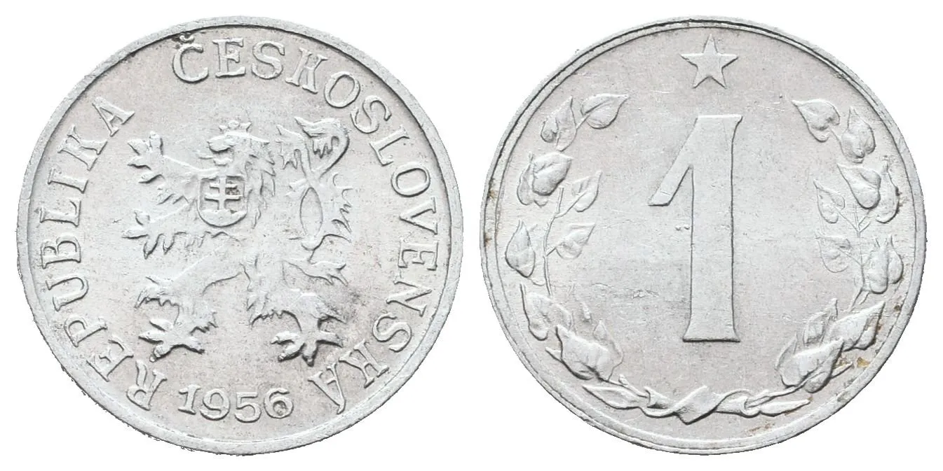 1 Haléř 1956