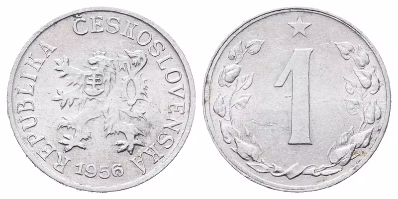 1 Haléř 1956