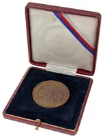 AE Medaile 1925 (Podivín) - Odměna okresní výstavy na Mělníce. Cu 42 mm, — 2