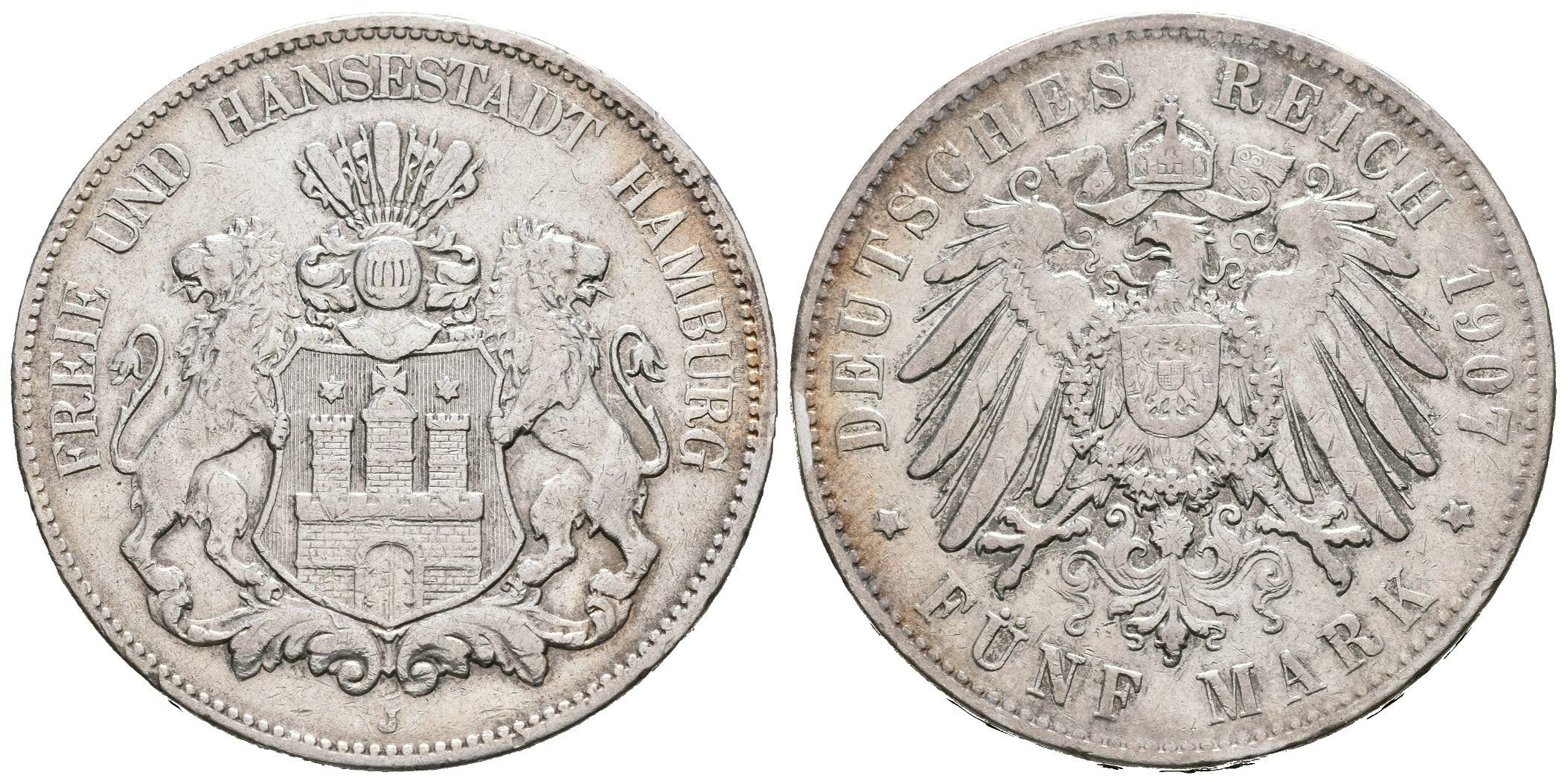 Hamburg, 5 Marka 1907