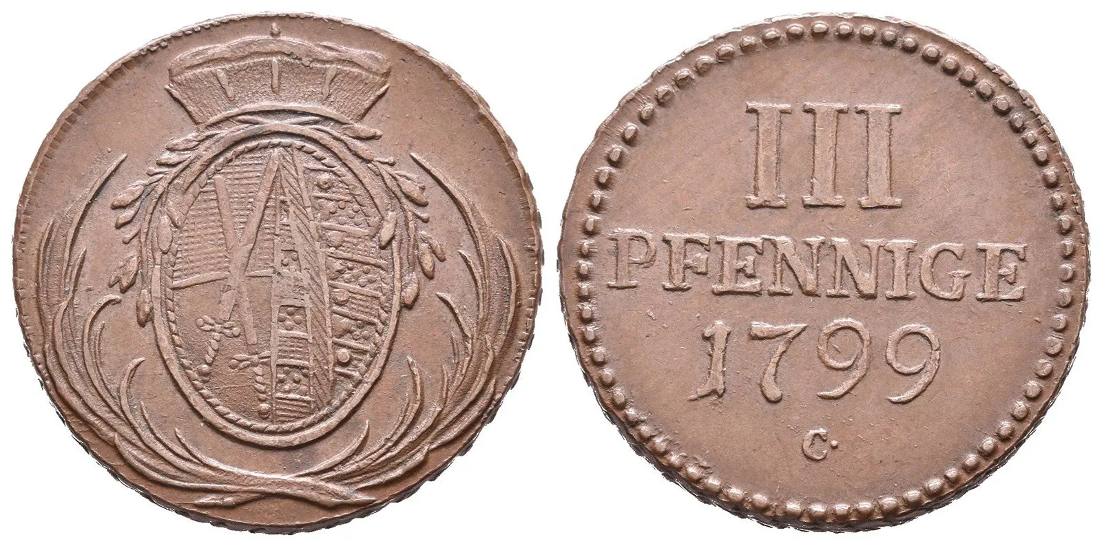 Sasko, Friedrich August III./I., 1763 - 1827 — 1