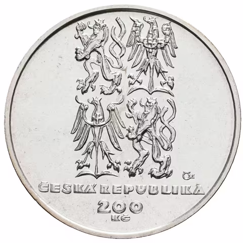 200 Kč 1999 - NATO, kapsle, certifikát