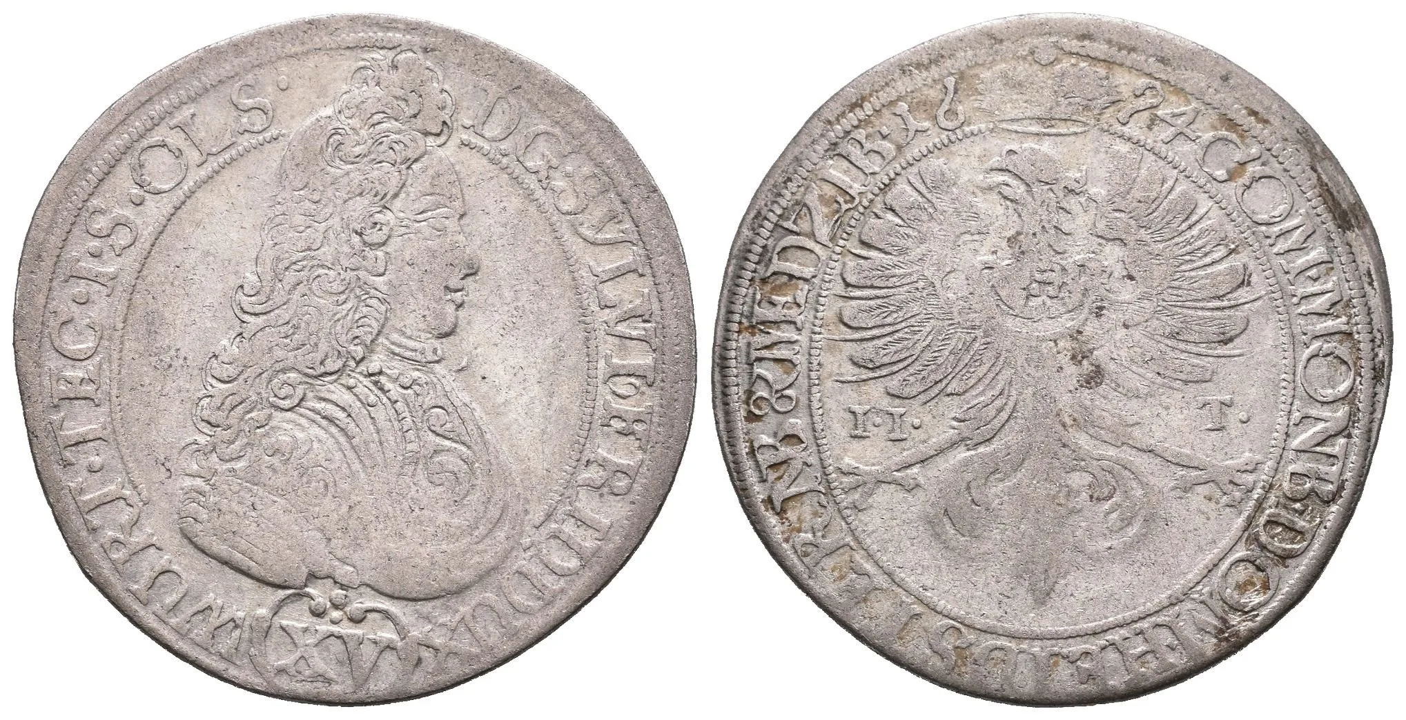 XV Krejcar 1694 IIT, Sa.239, patina, ned. — 1