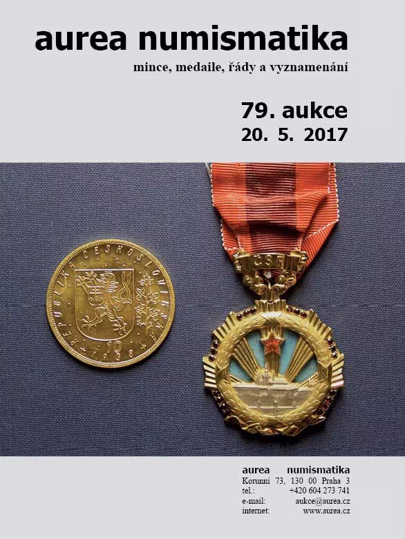 79. Aukce - mince, medaile, řády a vyznamenání